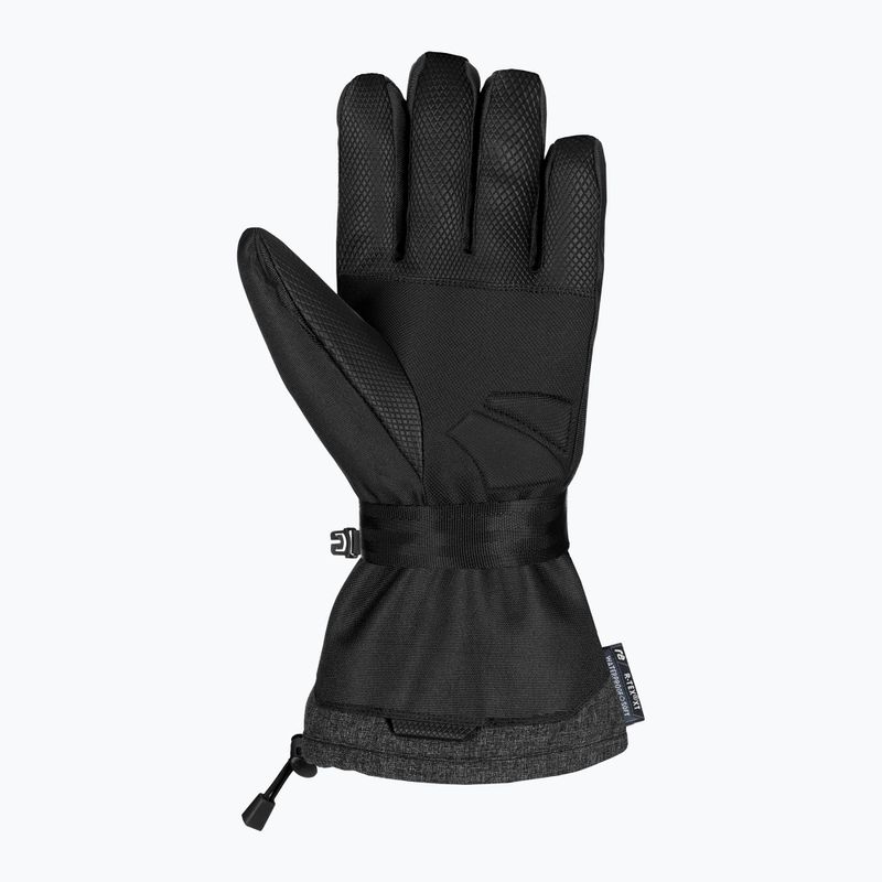 Ski gloves Reusch Baseplate R-Tex XT black/black melange 2