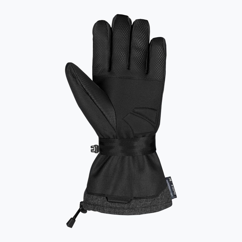 Ski gloves Reusch Baseplate R-Tex XT black/black melange 3