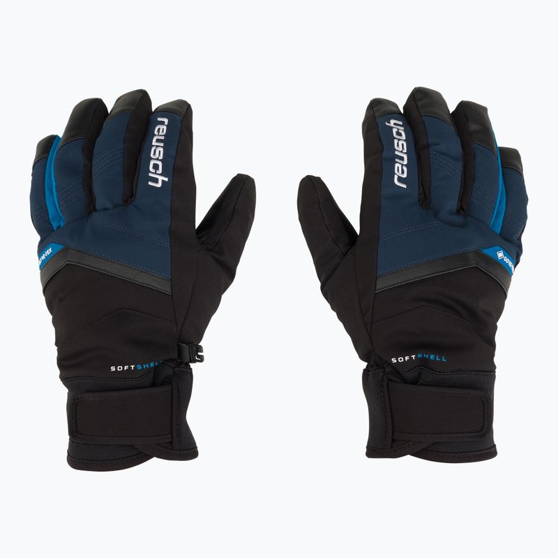 Ski glove Reusch Blaster Gore-Tex dress blue/black 3