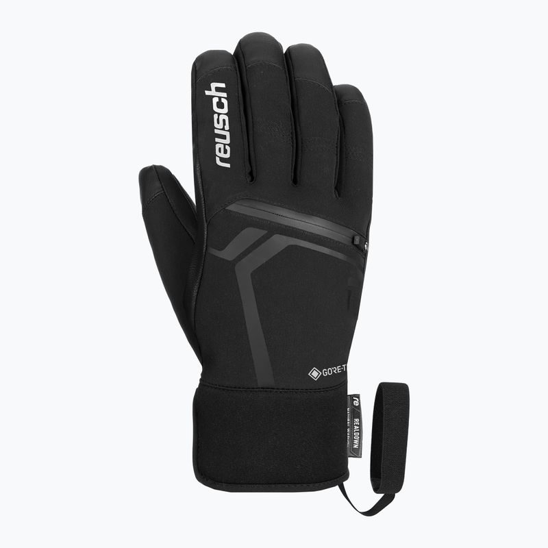 Ski gloves Reusch Down Spirit GORE-TEX SC black/silver 2