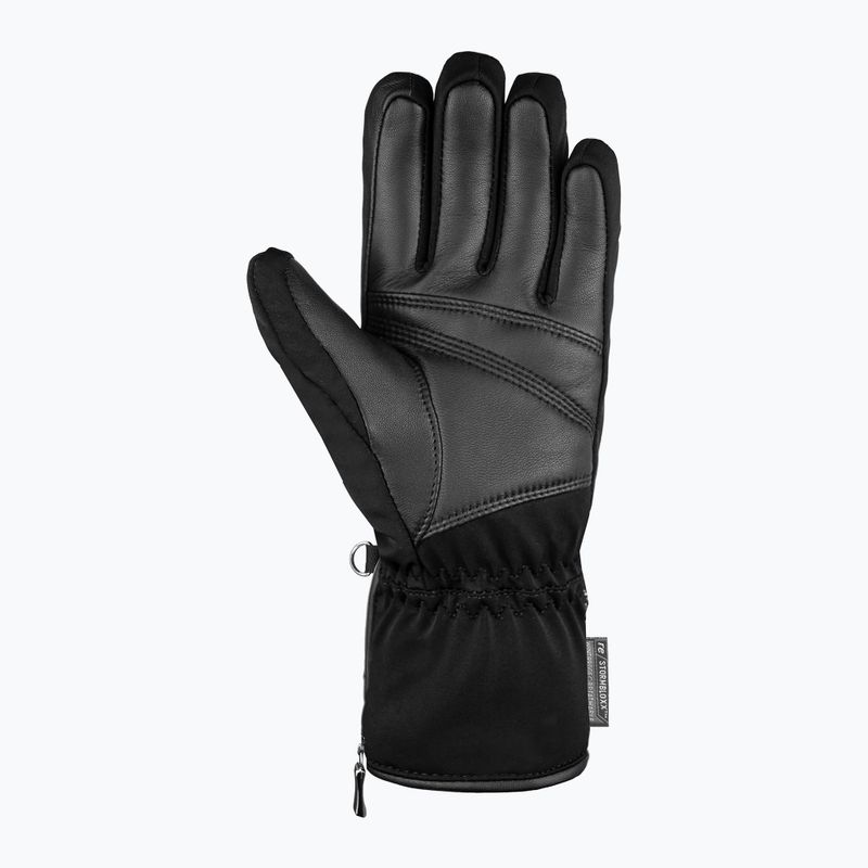 Women's ski gloves Reusch Lore Stormbloxx black/silver 3