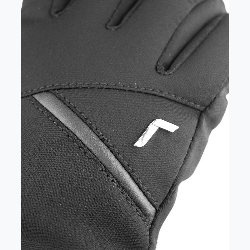 Women's ski gloves Reusch Lore Stormbloxx black/silver 5