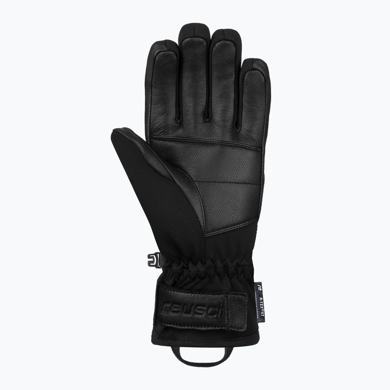 Women's ski gloves Reusch Beatrix R-Tex XT black/black leopard 8