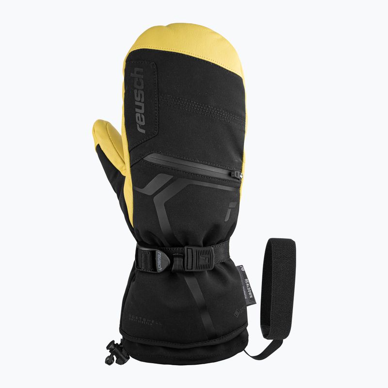 Ski gloves Reusch Down Spirit Gore-Tex Mitten black/camel 4