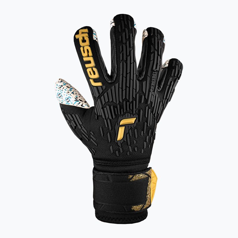 Reusch Attrakt Freegel Fusion Ortho-Tec goalie gloves black/gold 2