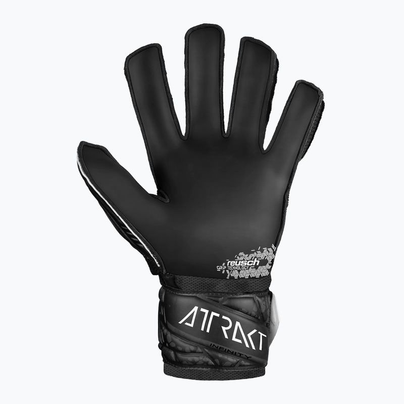 Reusch Attrakt Infinity Junior children's goalkeeping gloves black 3