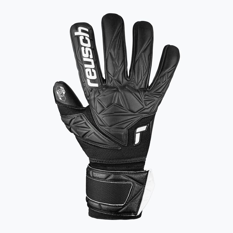 Reusch Attrakt Gold NC Finger Support Goalkeeper Gloves black 2
