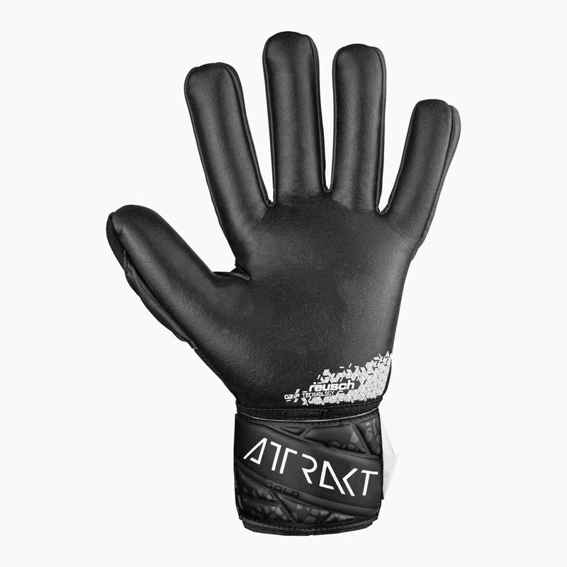 Reusch Attrakt Gold NC Finger Support Goalkeeper Gloves black 3
