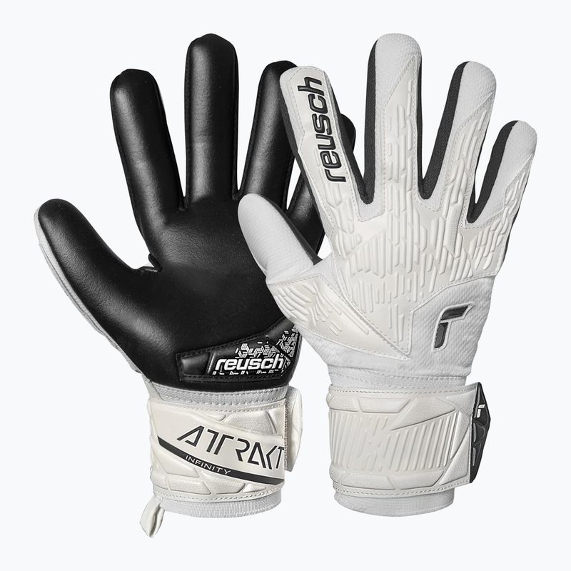 Reusch Attrakt Infinity NC goalkeeper glove white/black