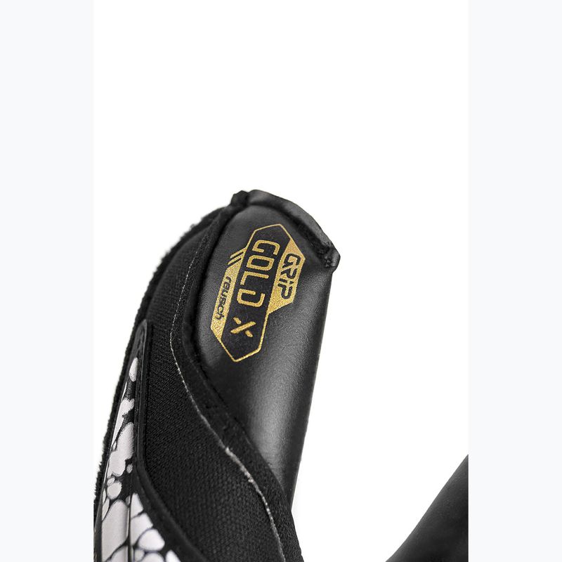 Reusch Attrakt Gold X Evolution Cut Finger Support goalie gloves black/gold/white/black 6