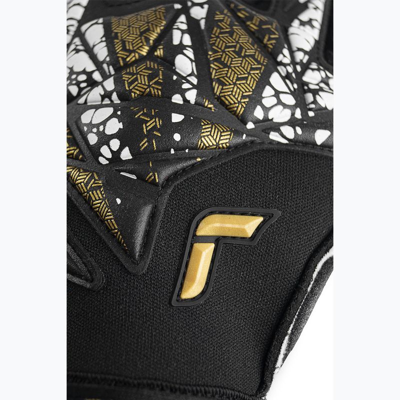 Reusch Attrakt Gold X Evolution Cut Finger Support goalie gloves black/gold/white/black 7