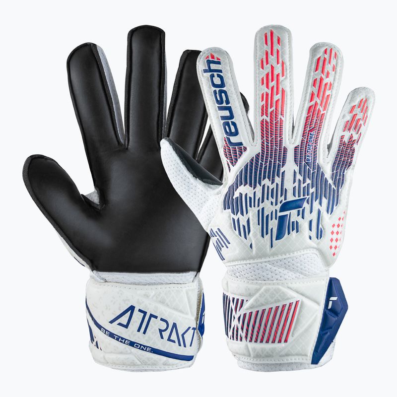 Reusch Attrakt Solid Junior croatia children's goalkeeping gloves