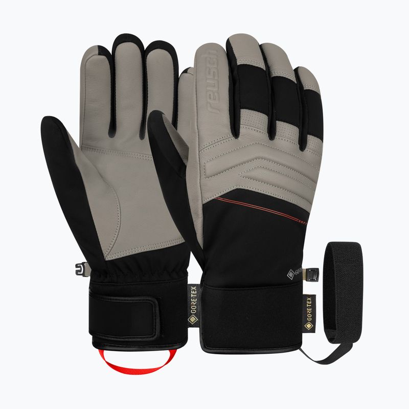 Ski gloves Reusch Jupiter Gore-Tex red/grey 2