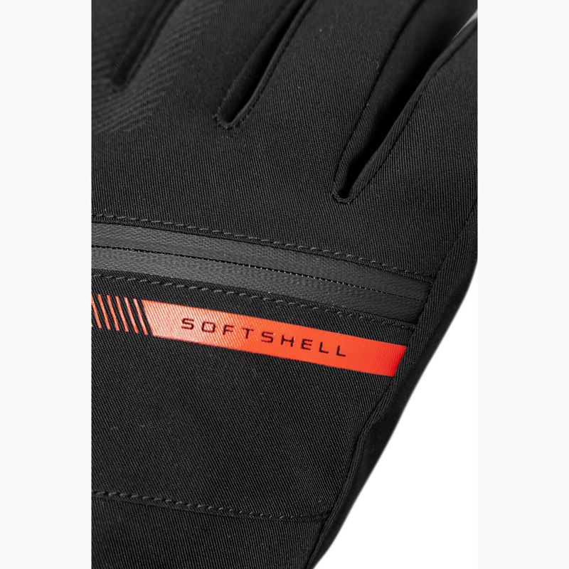 Ski gloves Reusch Steve R-Tex XT 7809 black/fluo red 5