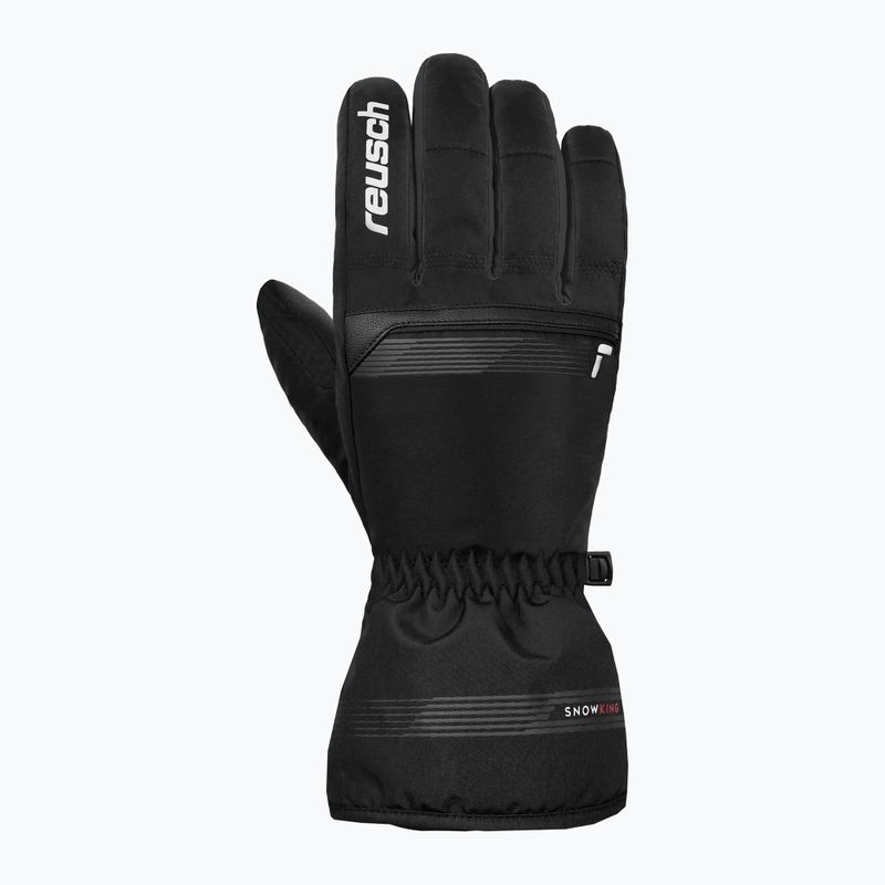 Ski gloves Reusch Snow King black/white 2