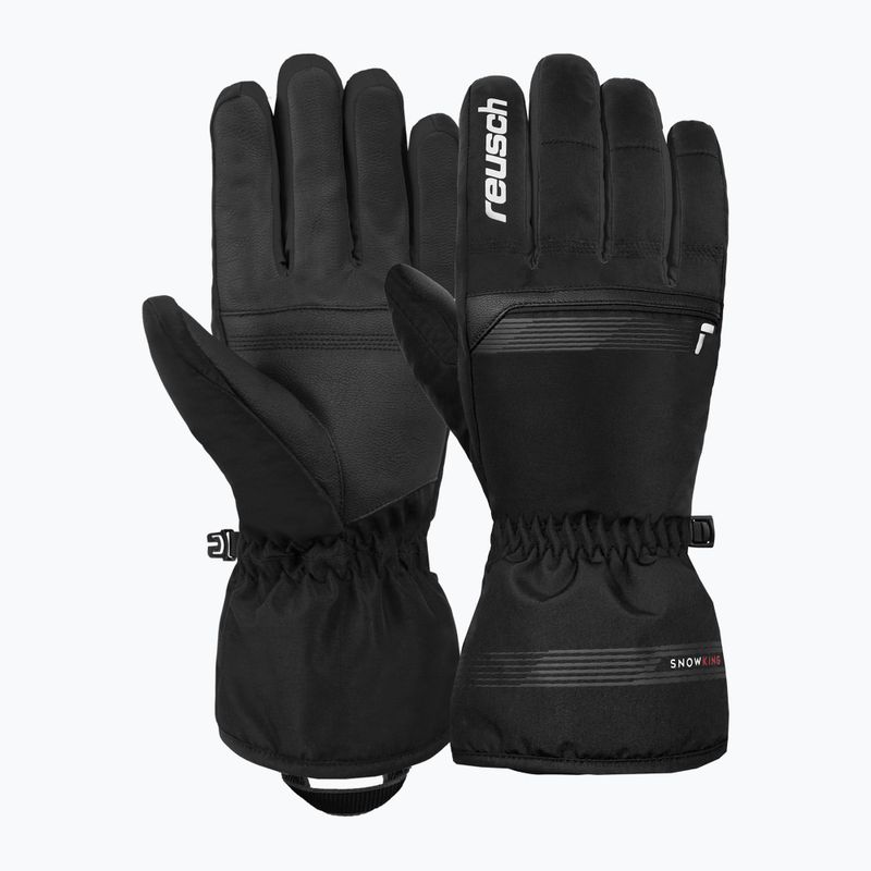 Ski gloves Reusch Snow King black/white 3
