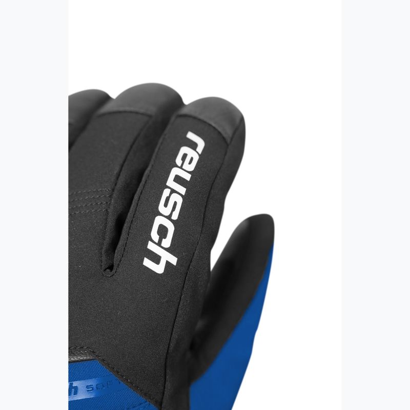Ski gloves Reusch Morris GORE-TEX black/dazzling blue 5