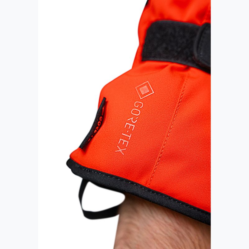 Ski gloves Reusch Morris GORE-TEX black/fluo red 7