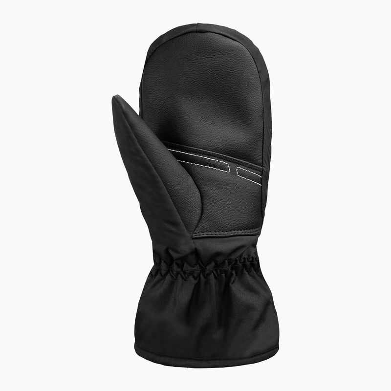 Children's ski gloves Reusch Alan Junior Mitten black/white 4