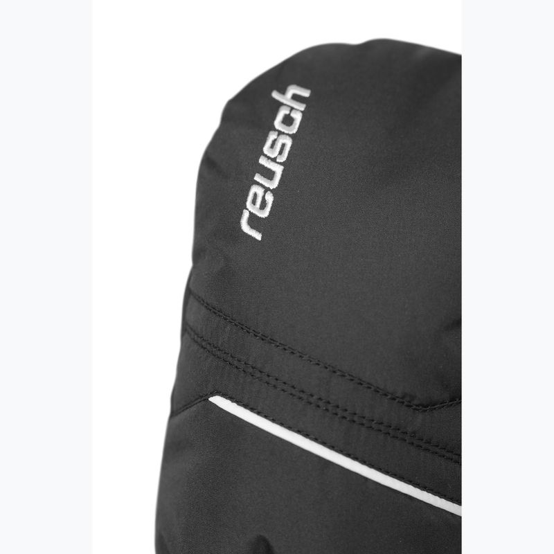 Children's ski gloves Reusch Alan Junior Mitten black/white 5