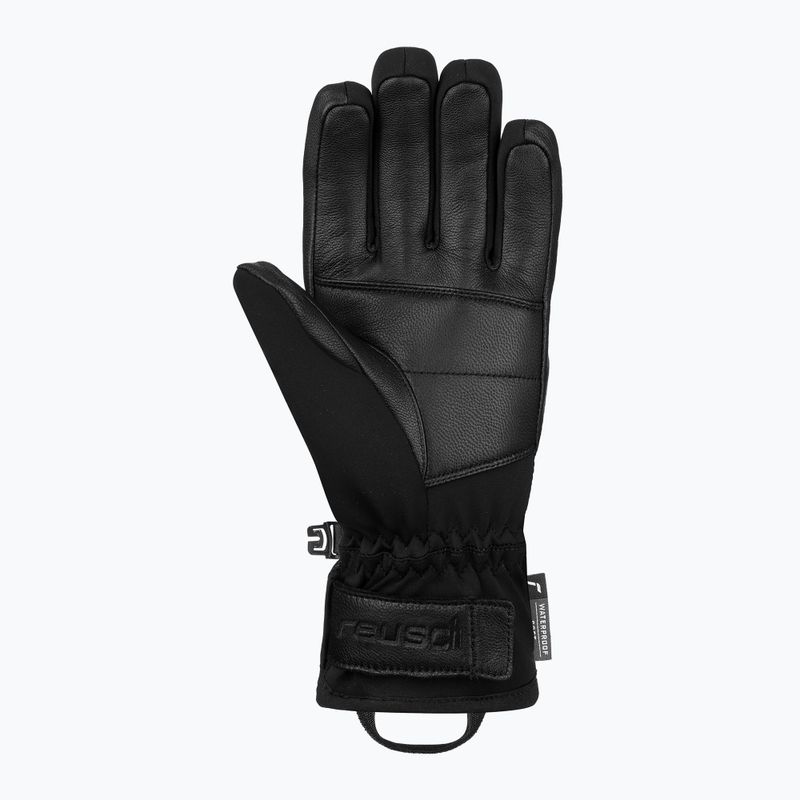 Women's ski gloves Reusch Beatrix R-Tex XT black/brown leopard 8