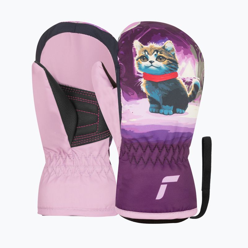 Children's ski gloves Reusch Scottie Mitten cat