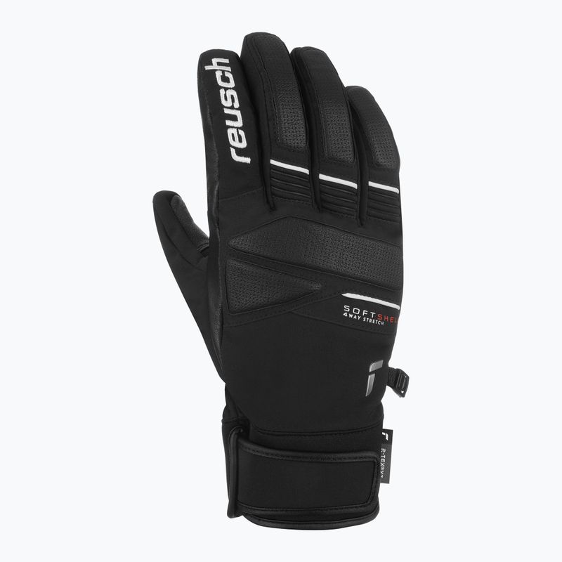 Reusch Thunder R-Tex XT black/white ski gloves 2