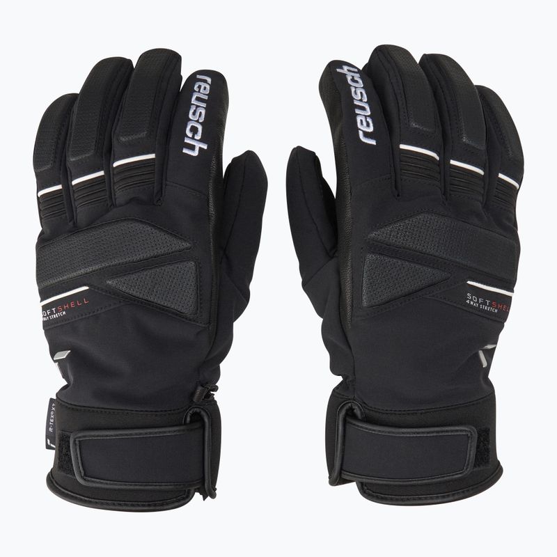 Reusch Thunder R-Tex XT black/white ski gloves 2