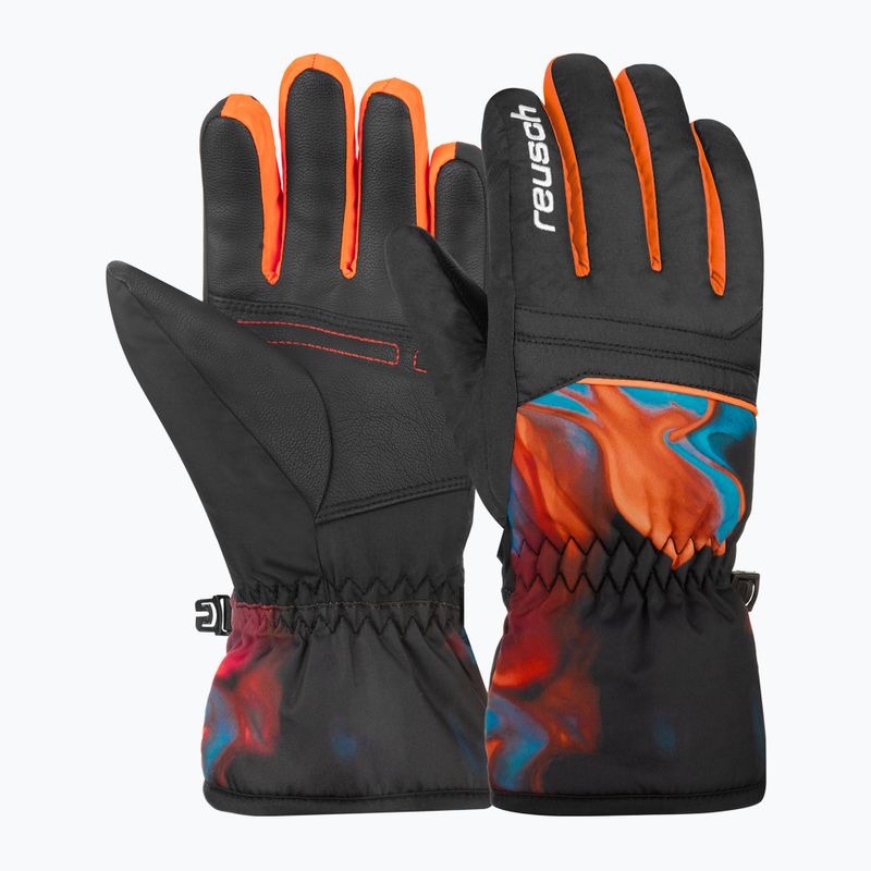 Children's ski gloves Reusch Alan Junior flame 2