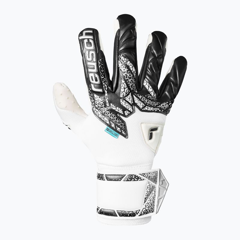 Reusch Attrakt SpeedBump goalkeeper glove white/silver/black 2