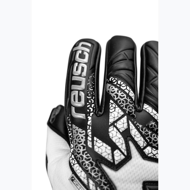 Reusch Attrakt Gold NC goalkeeper gloves white/silver/black 5