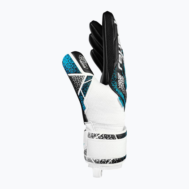 Reusch Attrakt Infinity NC goalkeeper gloves white/silver/black 4