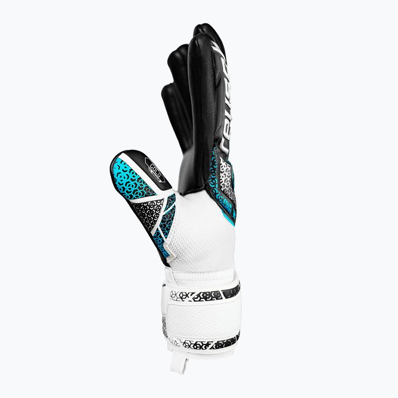 Reusch Attrakt Gold NC Junior white/silver/black children's goalkeeper gloves 4