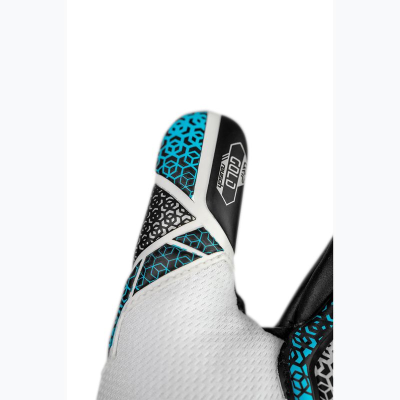 Reusch Attrakt Gold NC Junior white/silver/black children's goalkeeper gloves 7