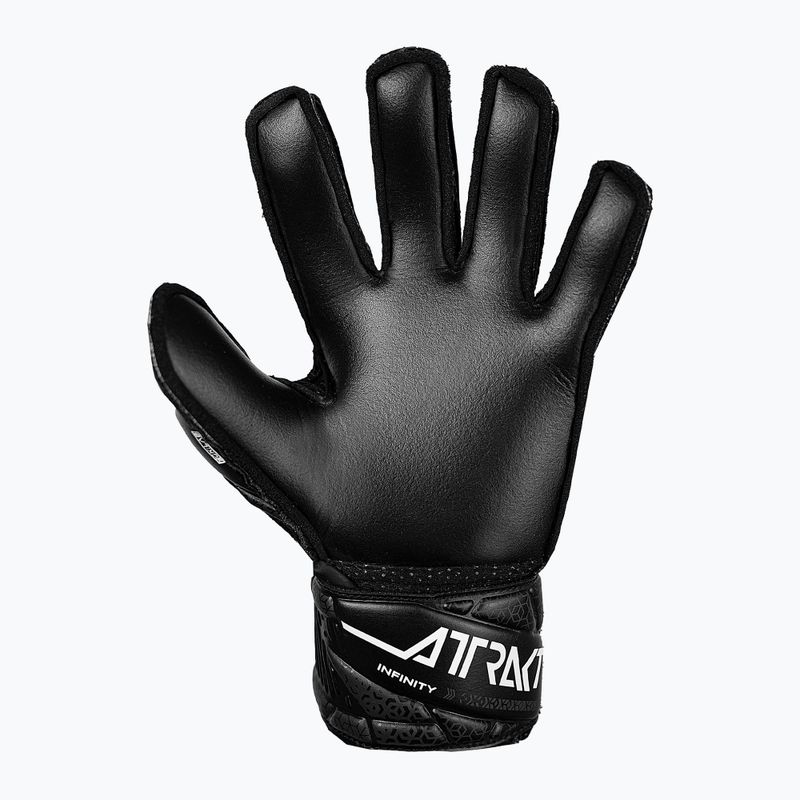 Reusch Attrakt Infinity Junior children's goalkeeper gloves black 3