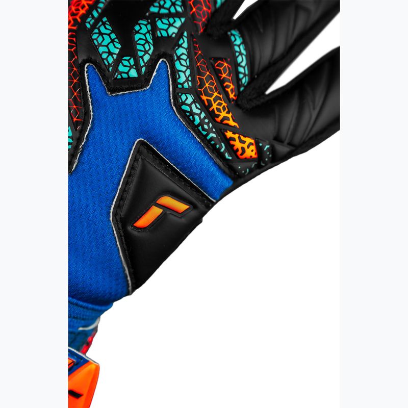 Reusch Attrakt Infinity NC Junior electric blue/shocking orange/black goalkeeper gloves 6