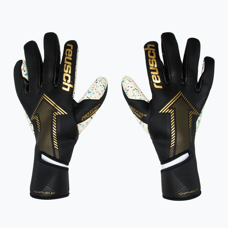 Reusch Fastgrip Fusion goalkeeper gloves black/gold 2