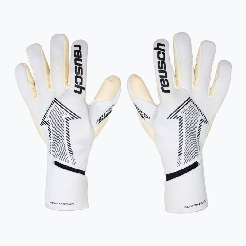 Goalkeeper glove Reusch Fastgrip Gold X white 2