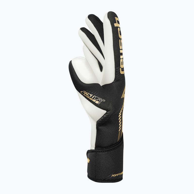 Reusch Fastgrip Gold goalkeeper gloves black/gold 4