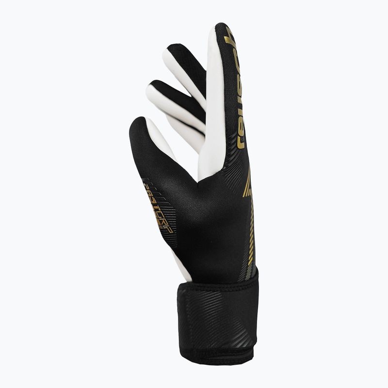 Reusch Fastgrip Silver black/gold goalkeeper's gloves 4