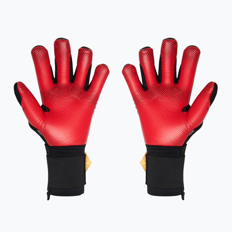 Reusch Attrakt Gold X GluePrint goalkeeper gloves black/gold/fiery red 3