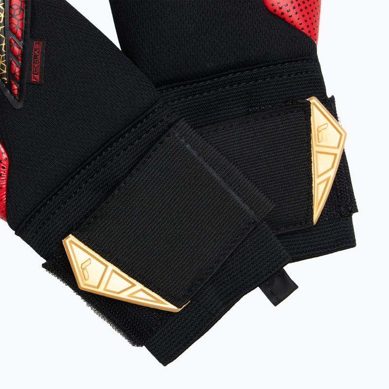Reusch Attrakt Gold X GluePrint goalkeeper gloves black/gold/fiery red 5