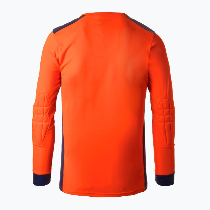 Goalkeeper's longsleeve Reusch Match Longsleeve Padded Junior shocking orange/blue 2