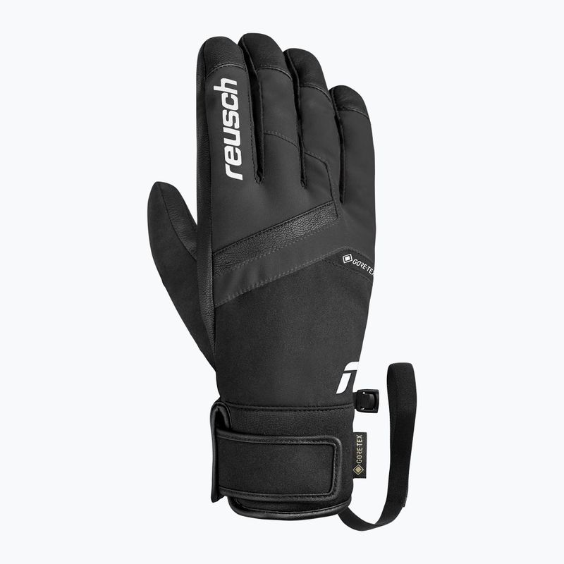 Men's ski gloves Reusch Booster Gore-Tex black/white 3