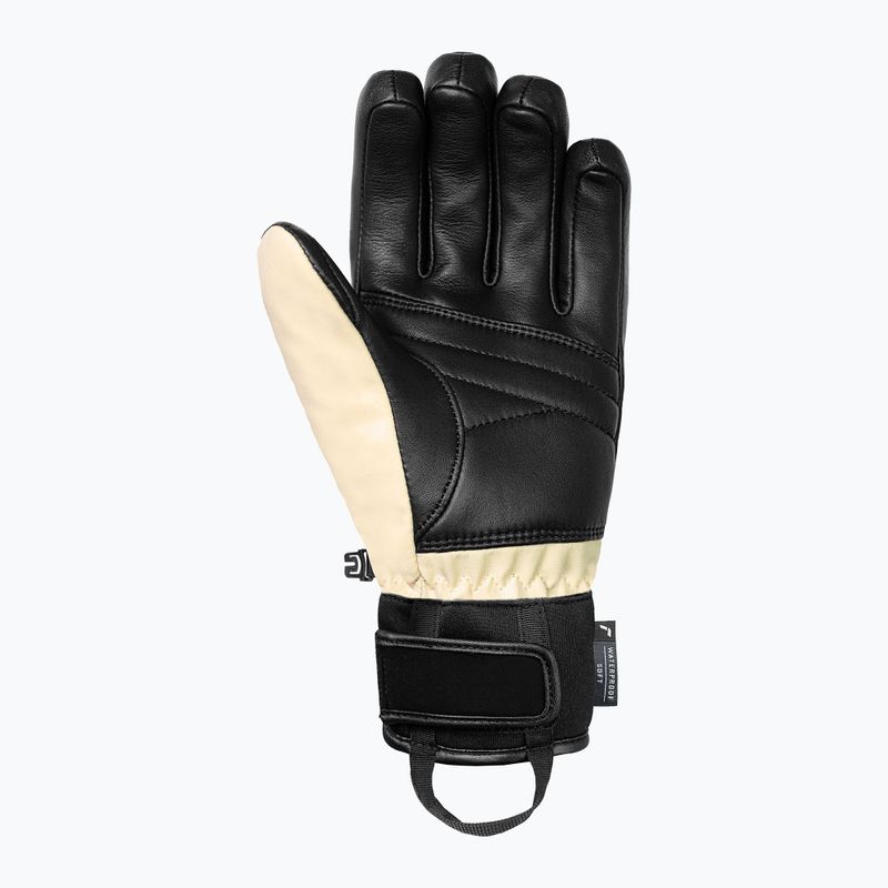 Women's ski gloves Reusch Megan R-Tex XT black/angora 3