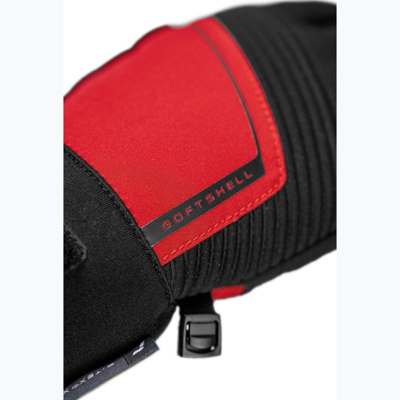 Ski gloves Reusch Louis R-Tex XT black/tango red 6