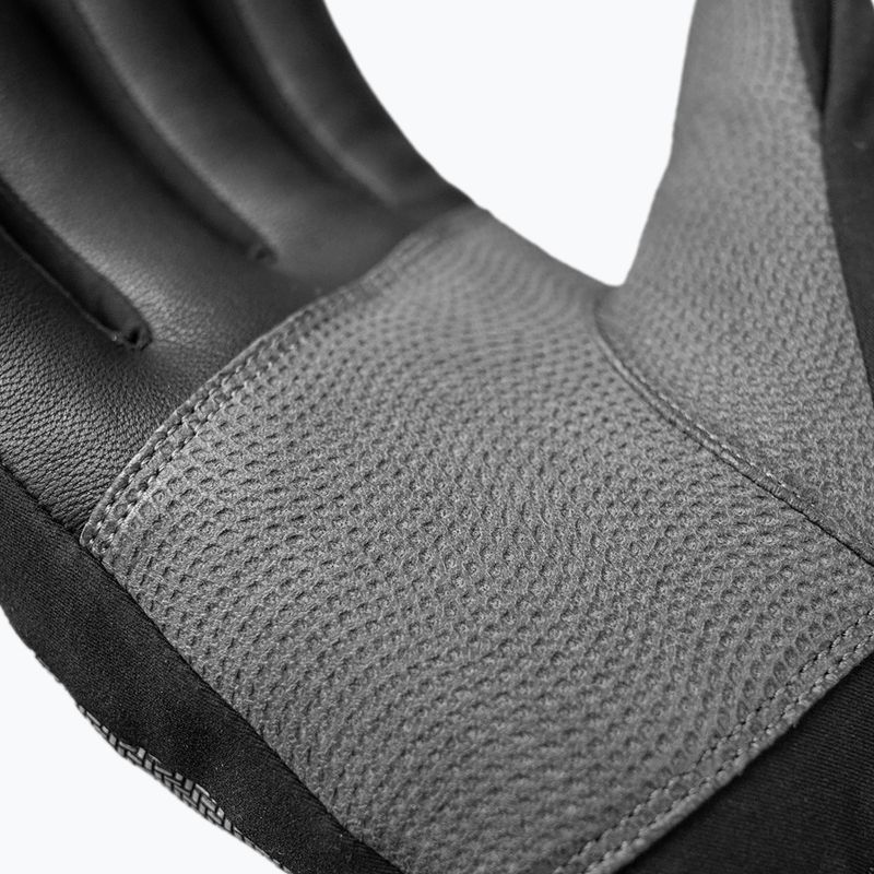 Men's ski gloves Reusch Worldcup Warrior R-Tex XT black/silver/fluo red 6