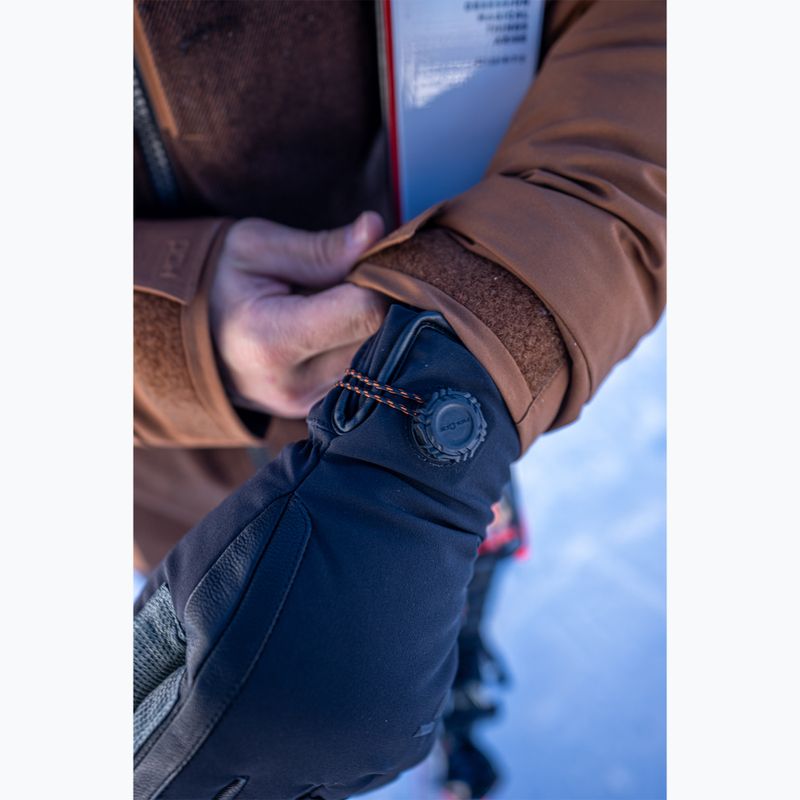 Men's ski gloves Reusch Explorer Fidlock R-Tex XT black 12