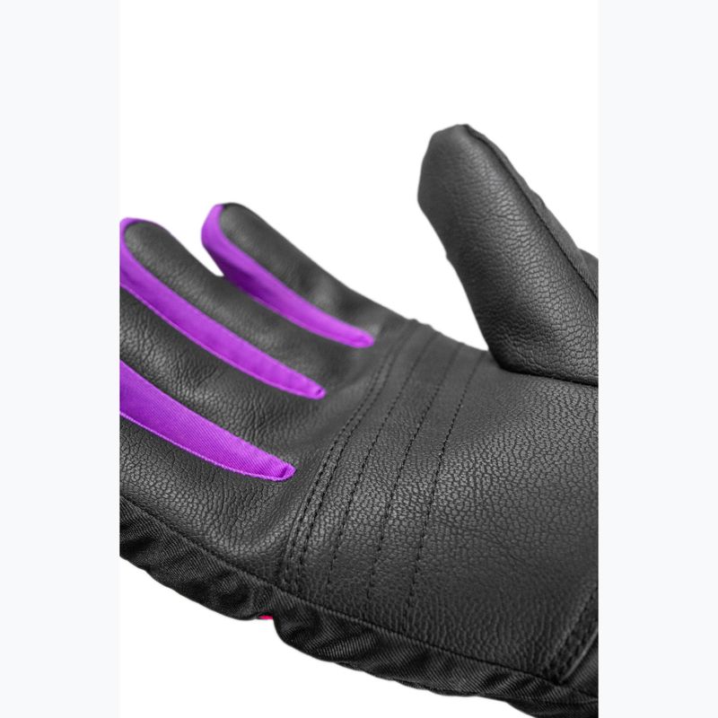 Children's ski gloves Reusch Dan R-Tex XT Junior black/pink glo 6