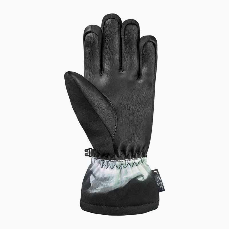 Children's ski gloves Reusch Carter R-Tex XT blck/silver/fluo red 3